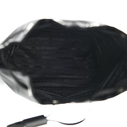 Prada Saffiano Tessuto Nylon Vela Bucket Wristlet Black 5 of 9