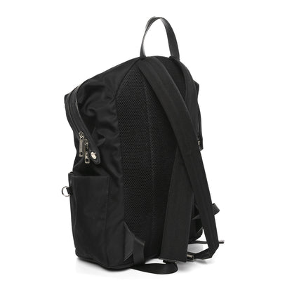 Fendi Nylon Vitello Century Logo Backpack Black 2 of 11