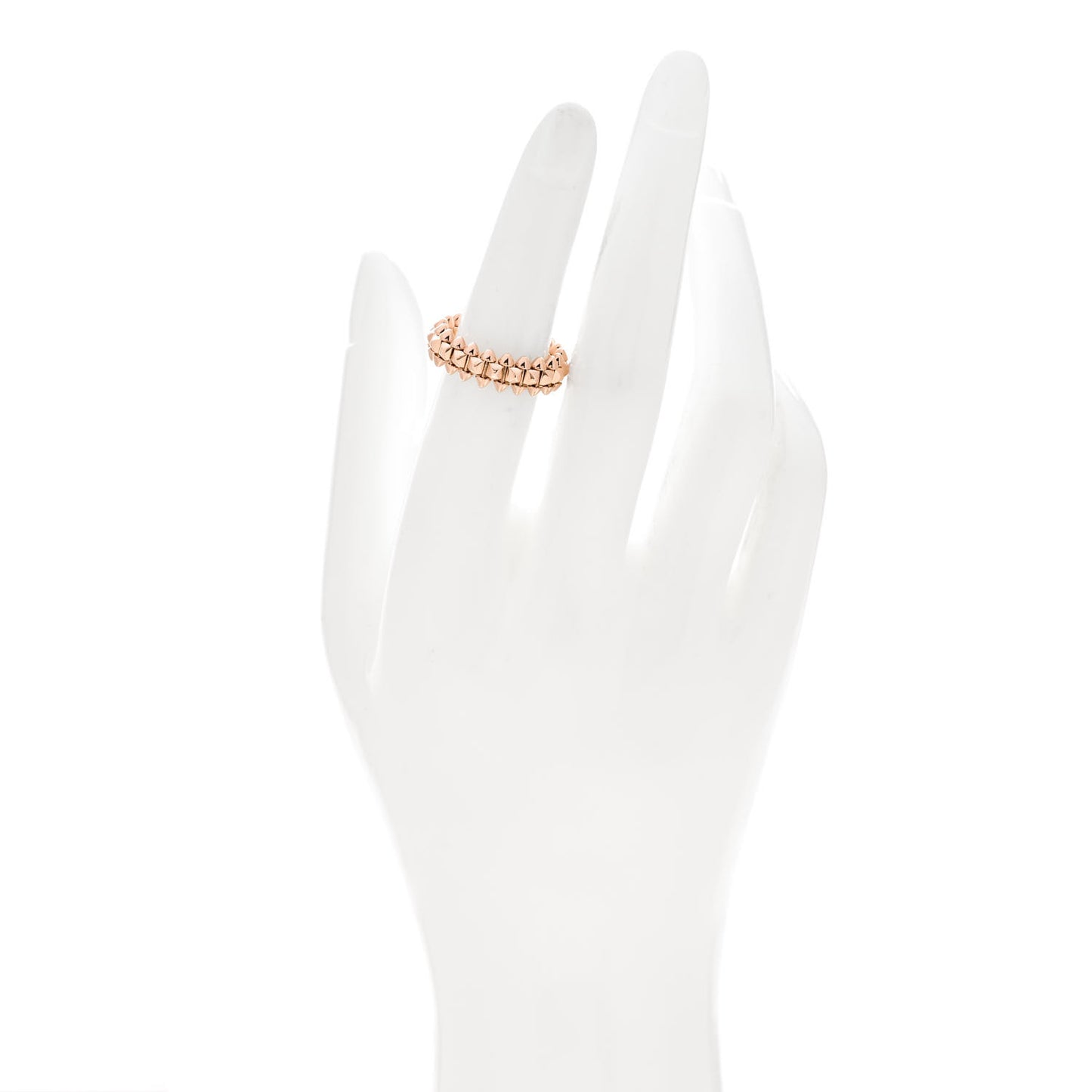 18K Pink Gold SM Clash De Cartier Ring 50 5.25