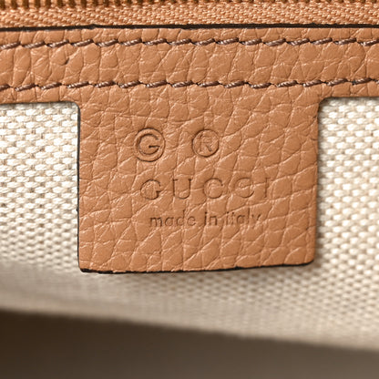 Gucci Pebbled Calfskin Medium Soho Chain Shoulder Bag Camelia 6 of 10