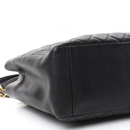 Chanel Caviar Quilted Grand Shopping Tote GST Black 6 of 10