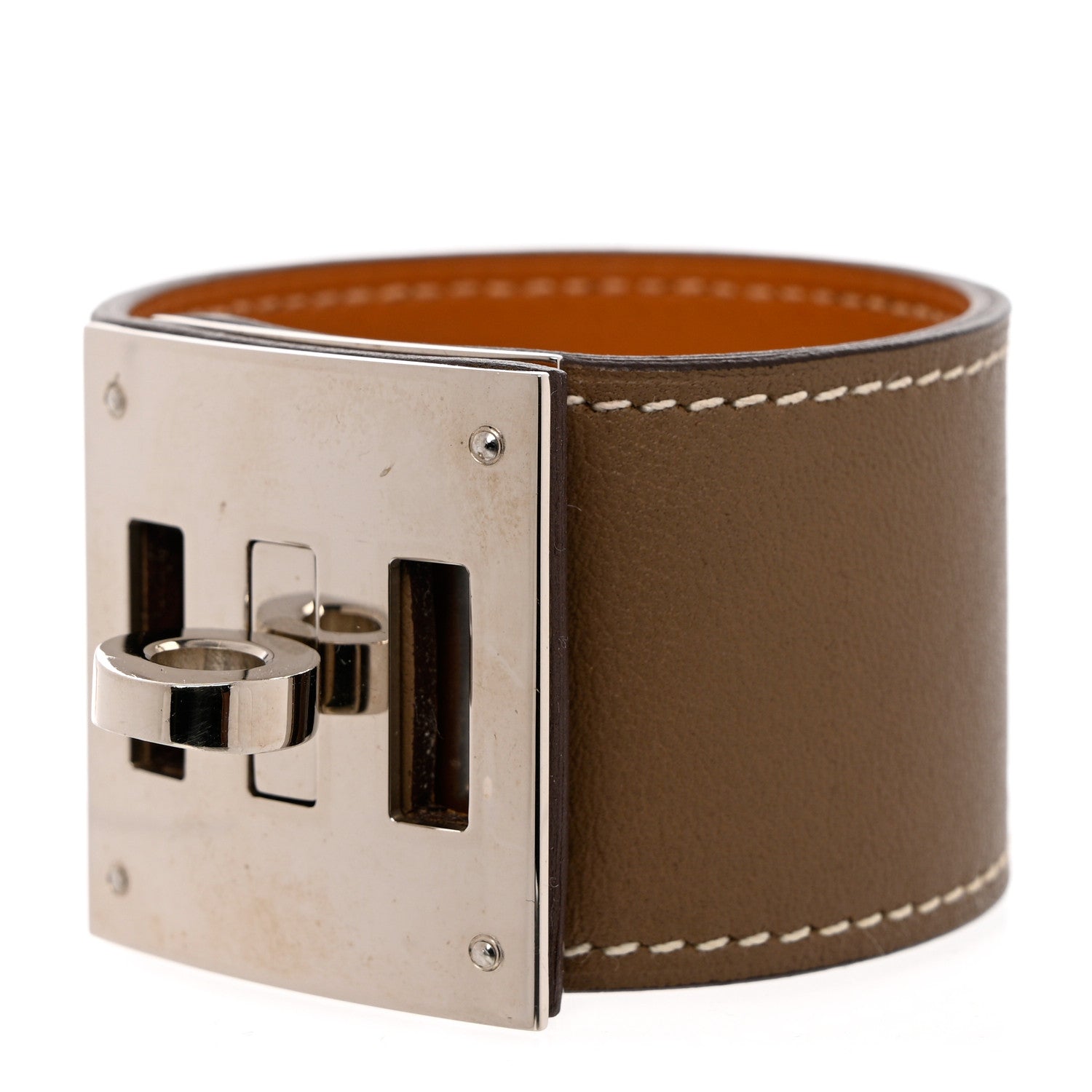 Hermes Swift Kelly Dog Bracelet T1 Etoupe 1 of 6