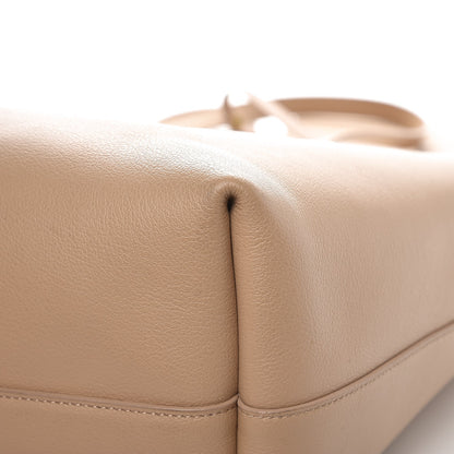 Saint Laurent Calfskin Large Shopping Tote Dark Beige 13 of 13