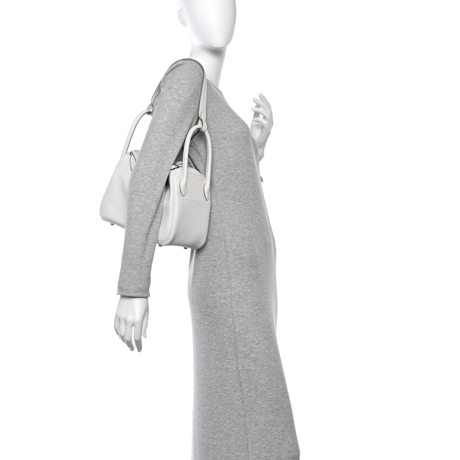 Hermes Swift Verso Lindy 26 Gris Pale Vert Vertigo 2 of 11