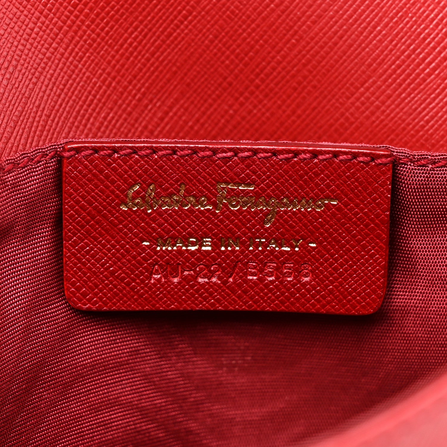 Salvatore Ferragamo Hammered Calfskin Mini Miss Vara Bow Chain Bag Red 5 of 7