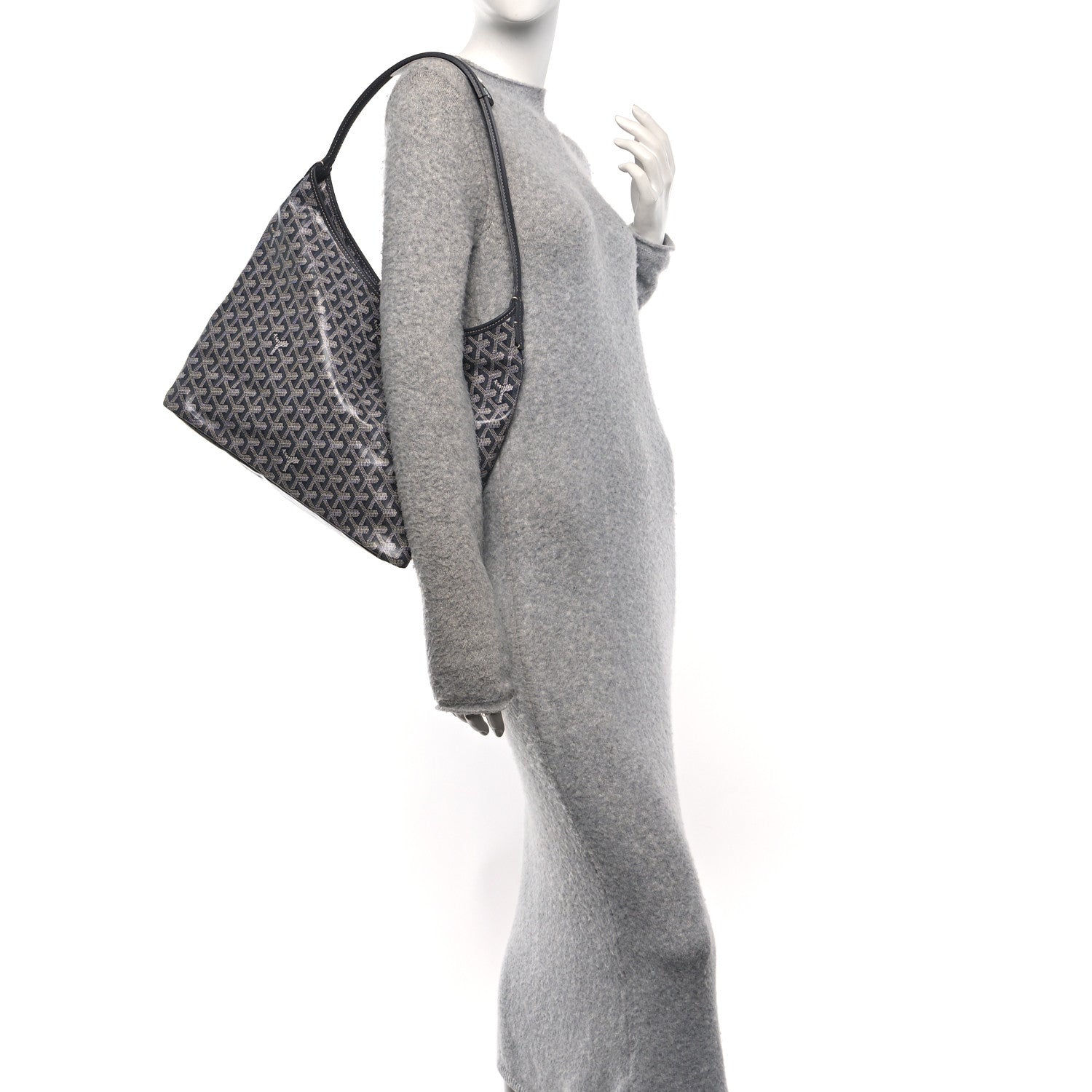 Goyard Goyardine Boheme Hobo Grey 2 of 10