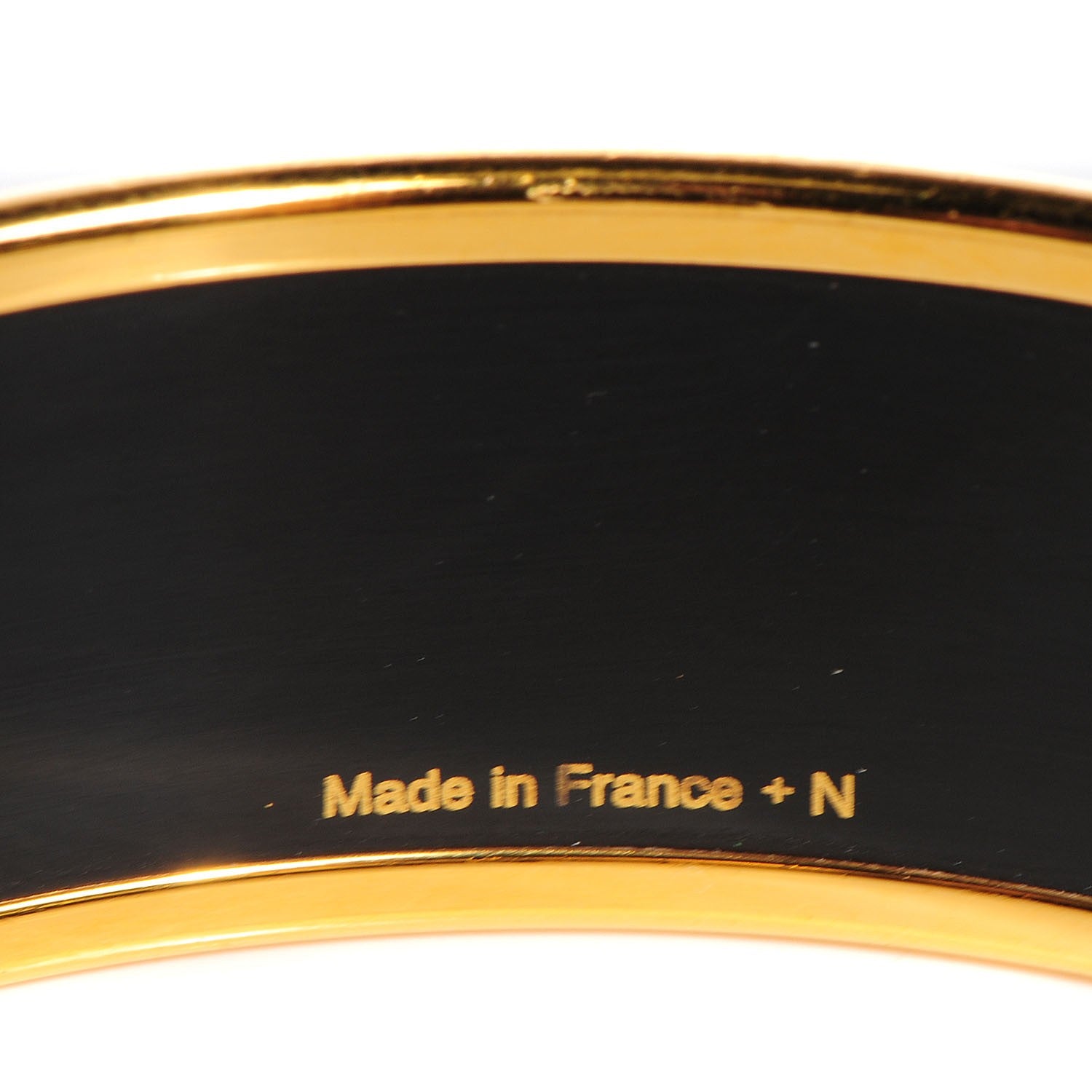 Hermes Enamel Printed Wide Tenues Et Couvertures Bracelet 62 5 of 5