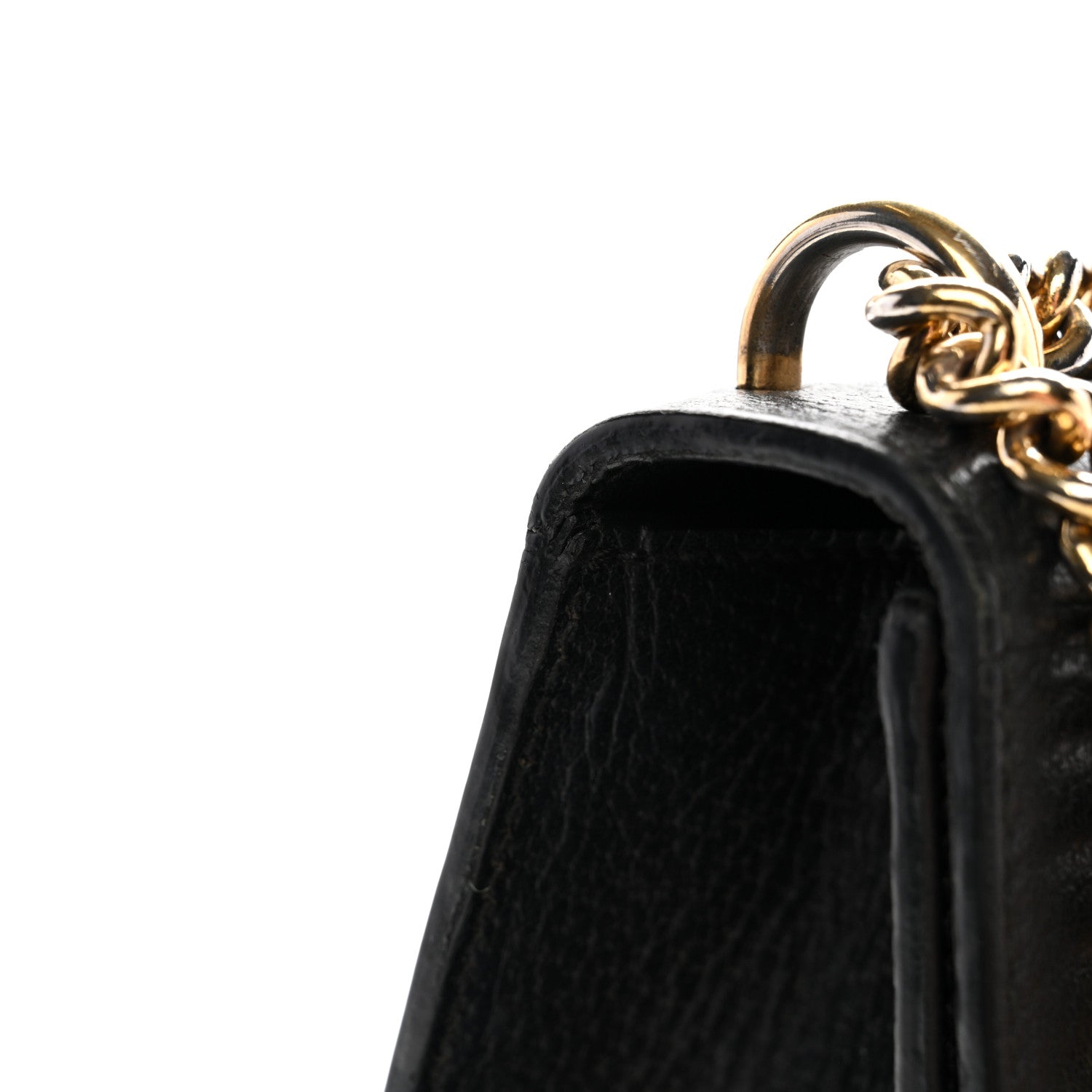 Gucci Grained Calfskin Bee Star Small Padlock Shoulder Bag Black 19 of 20
