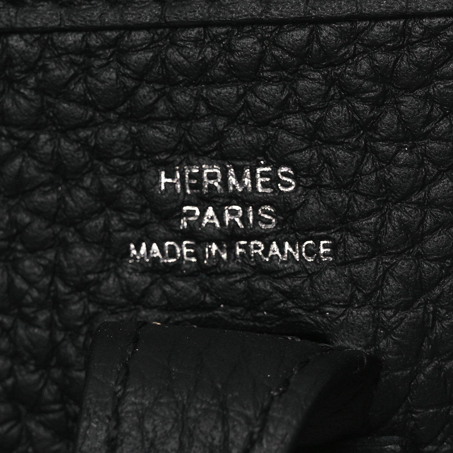 Hermes Taurillon Clemence Evelyne TPM Black 5 of 11