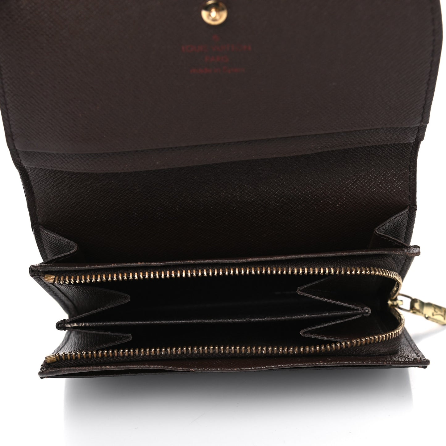 Damier Ebene Porte-Monnaie Billets Tresor Wallet