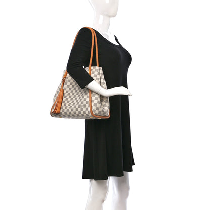 Louis Vuitton Damier Azur Propriano Rose Ballerine 2 of 9