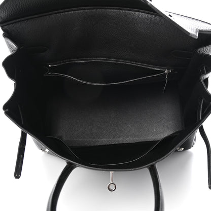 Hermes Taurillon Clemence Birkin 35 Black 5 of 11