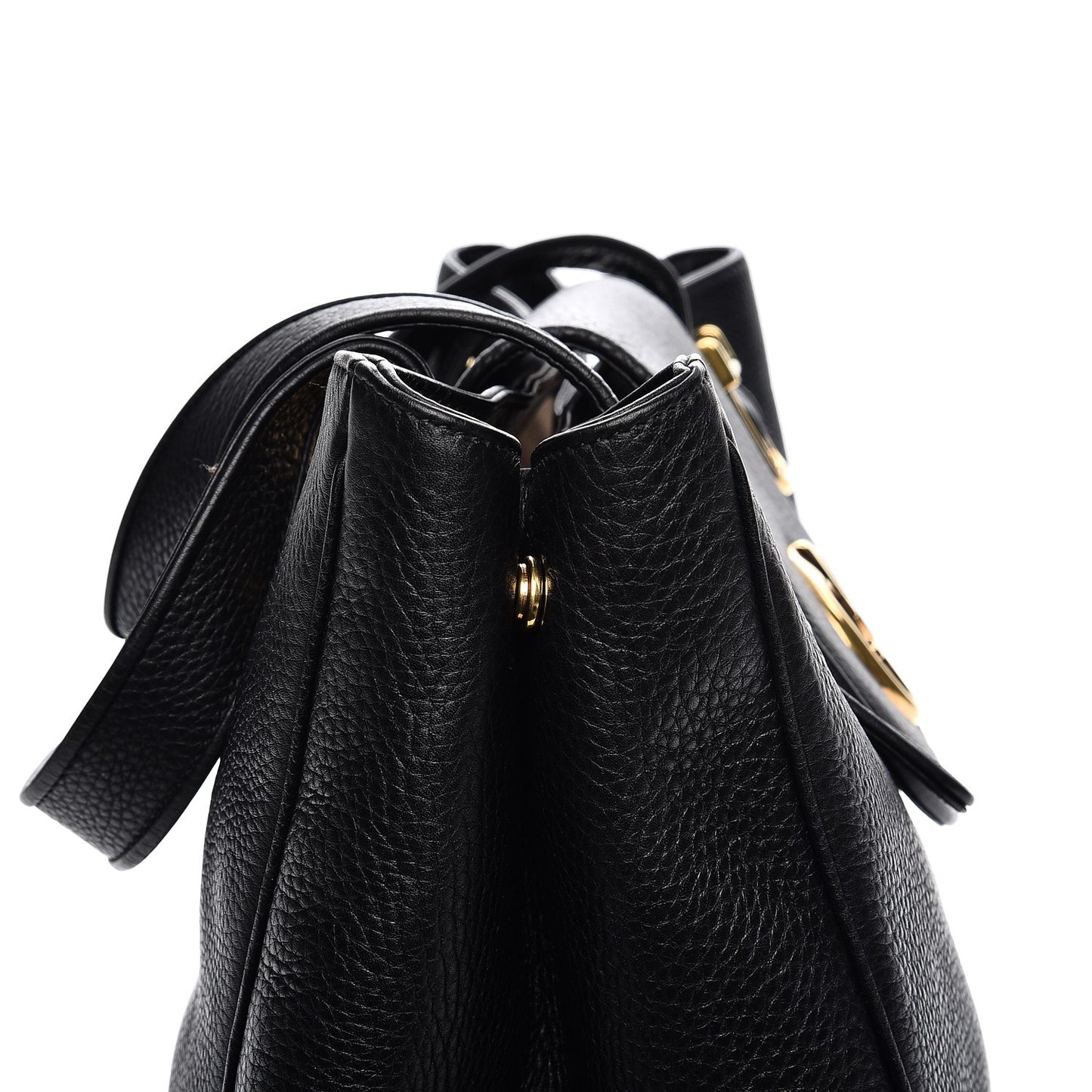 Pebbled Calfskin Medium 1973 Tote Black
