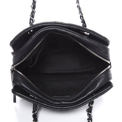Chanel Calfskin Small Diamond Stitch Tote Black 5 of 13