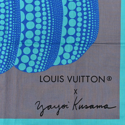 Louis Vuitton LV x YK Kusama Scarf Set Blue Multicolor 5 of 7