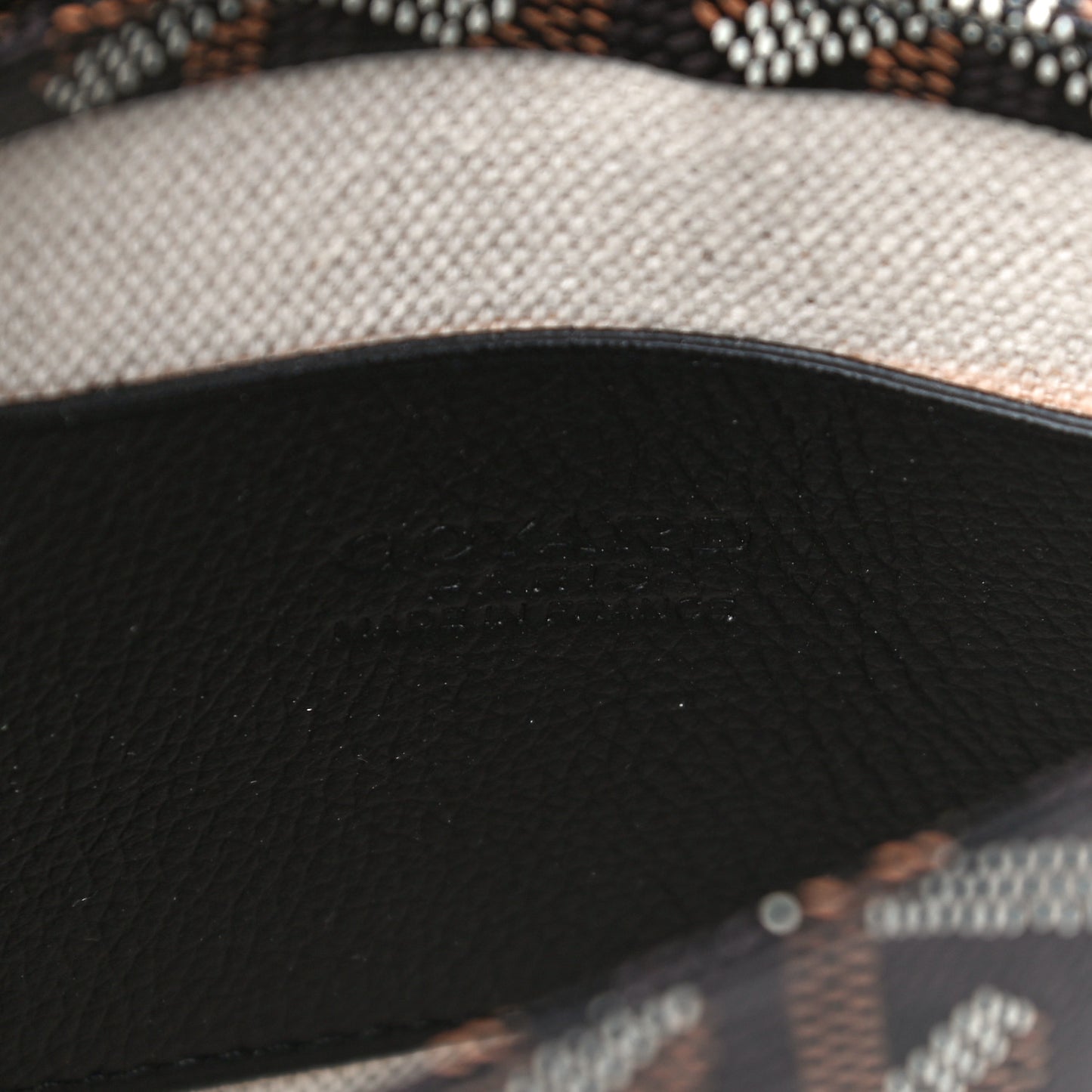 Goyardine Plumet Wallet Clutch Black