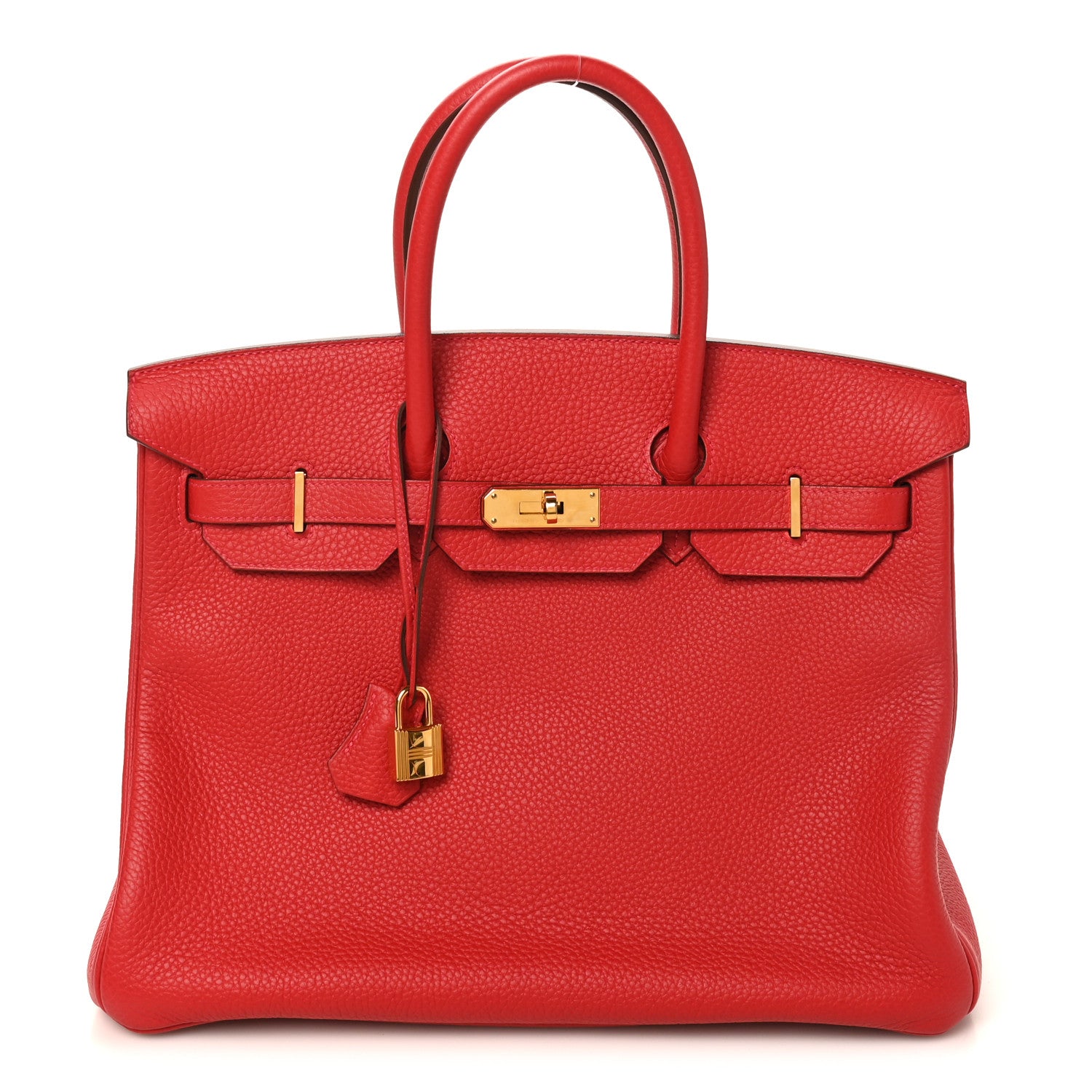 Hermes Togo BIRKIN 35 Rouge Casaque 1 of 10