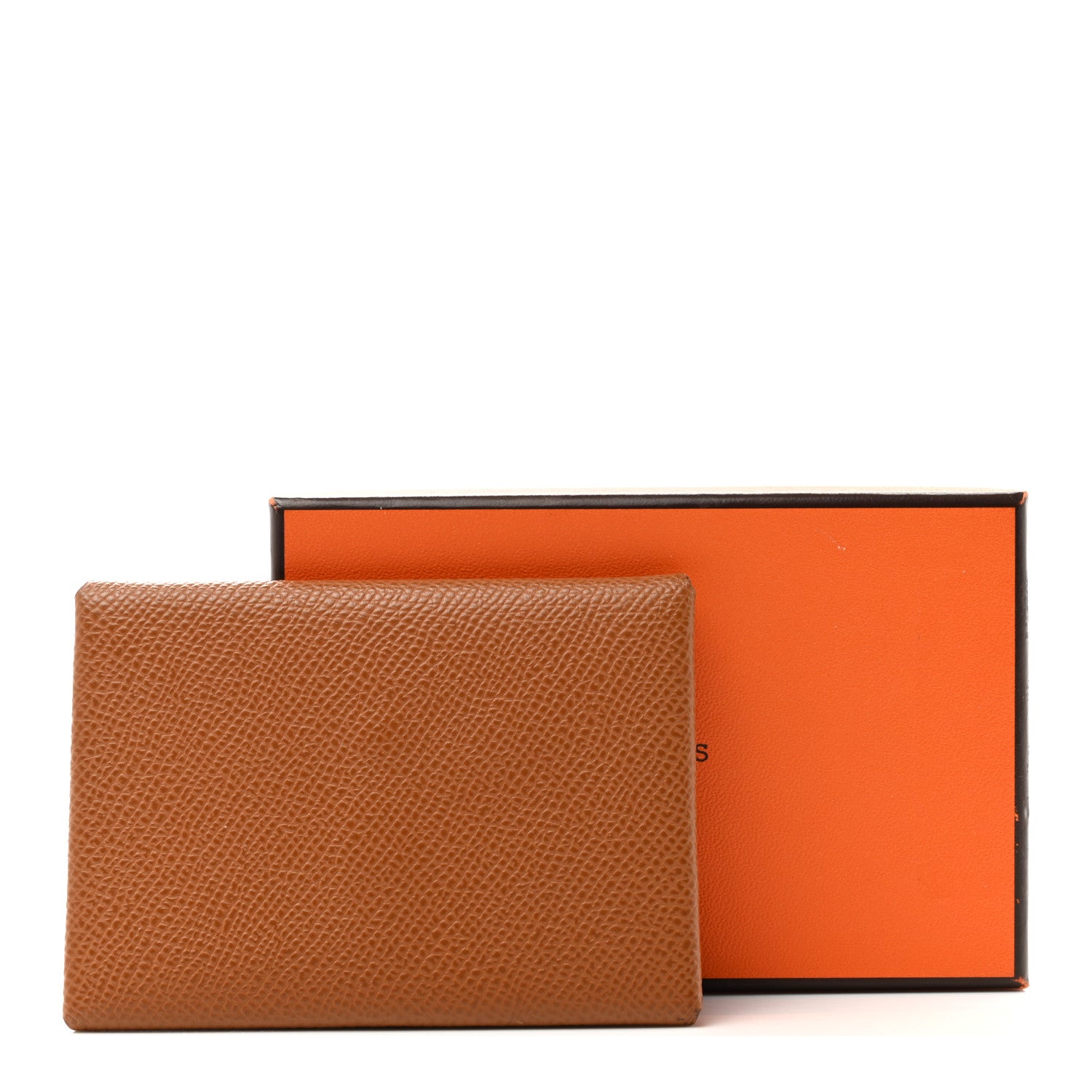 Hermes Epsom Calvi Duo Card Case Gold 9 of 9