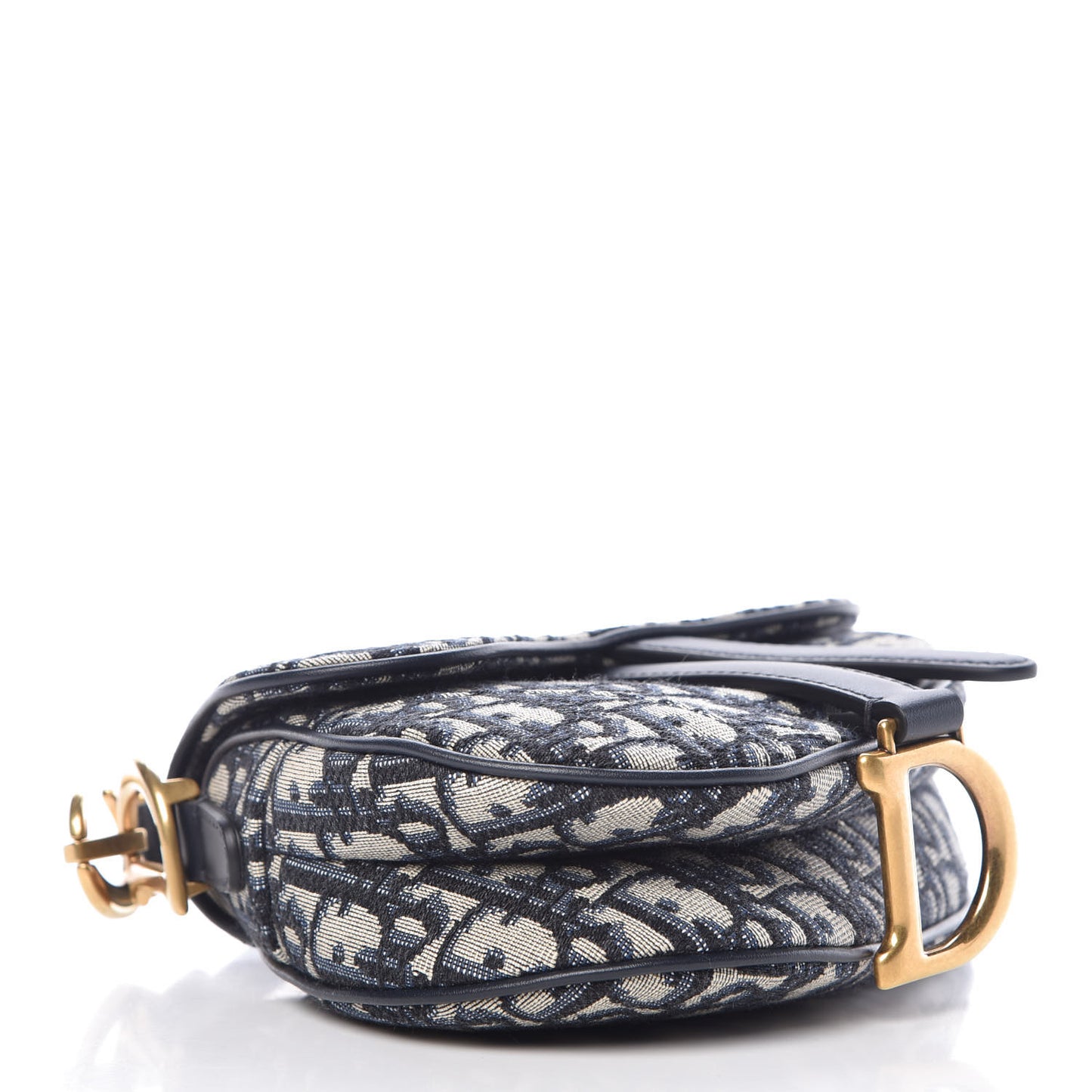 Oblique Mini Saddle Bag Blue