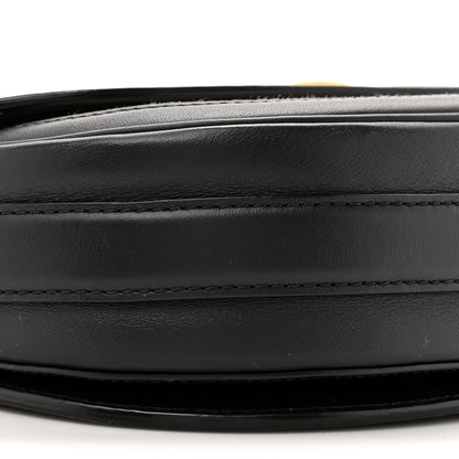 MCM Calfskin Linen Small Travia Crossbody Black 9 of 12