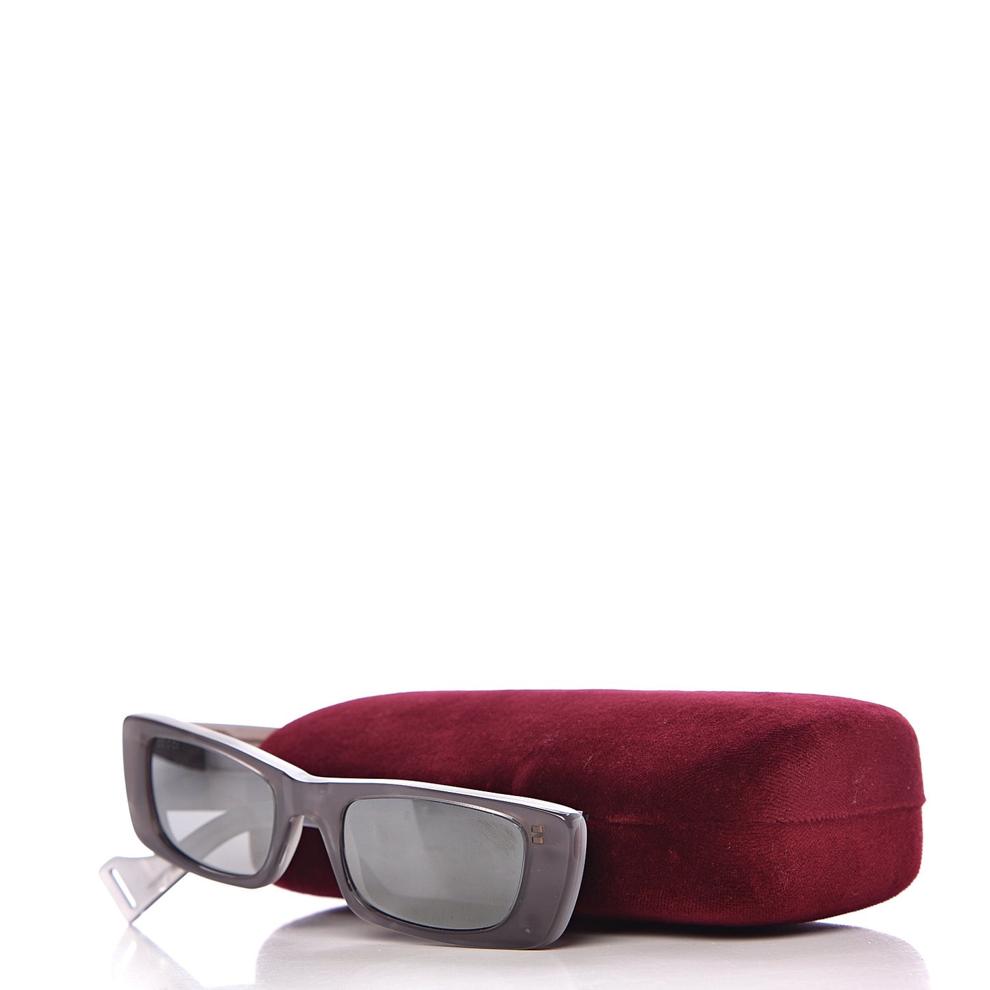 Acetate Rectangular GG0516S Sunglasses Grey Gold