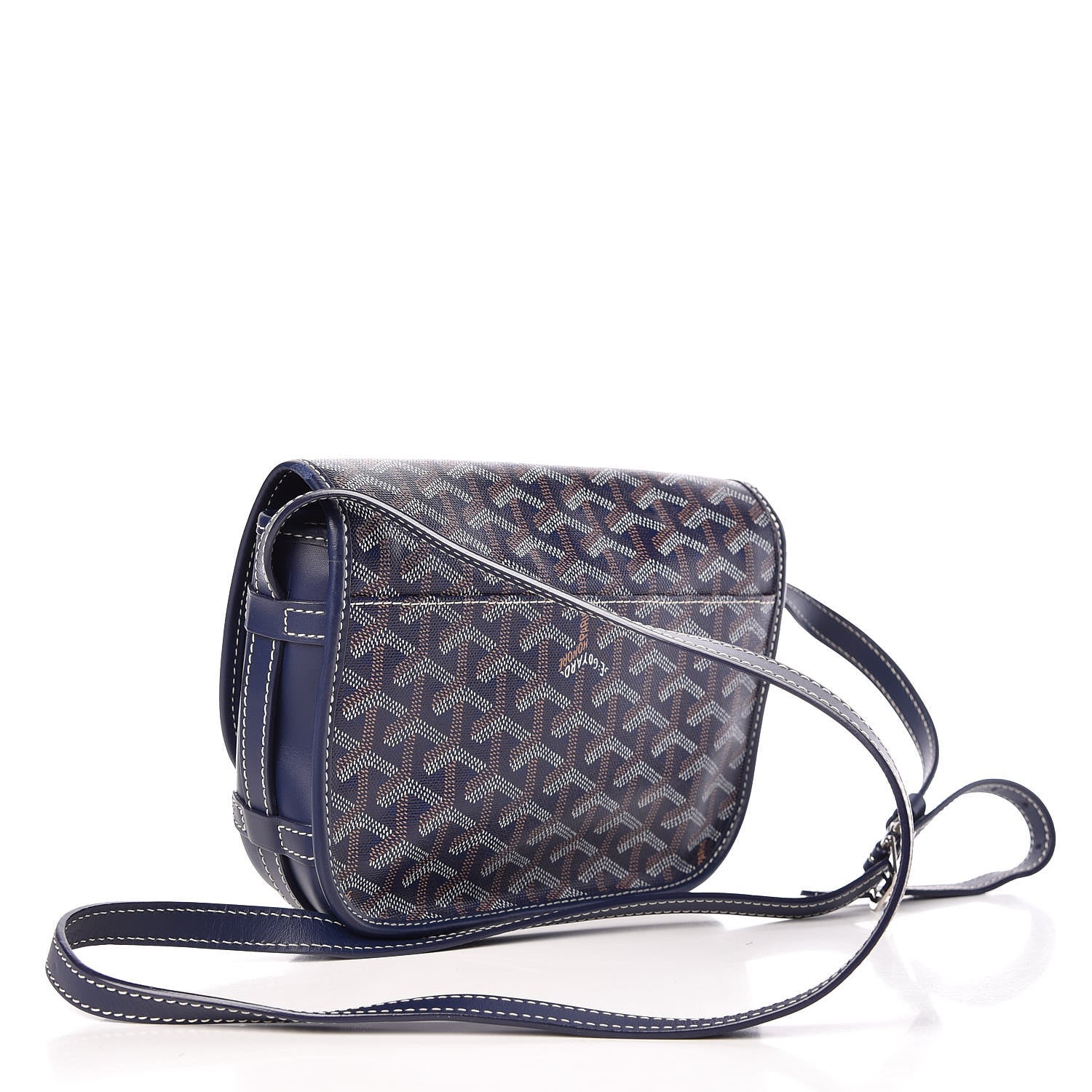 Goyard Goyardine Belvedere PM Messenger Bag Blue 3 of 8