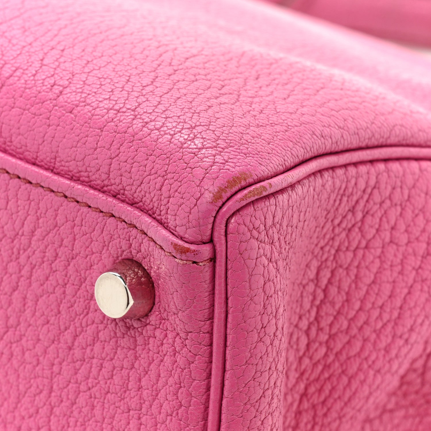 Hermes Chevre de Coromandel Kelly Retourne 32 Fuchsia 12 of 14