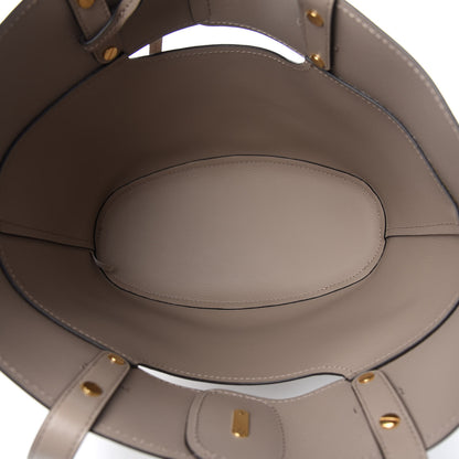 Chloe Smooth Grained Calfskin Small Aby Tote Motty Grey 4 of 9