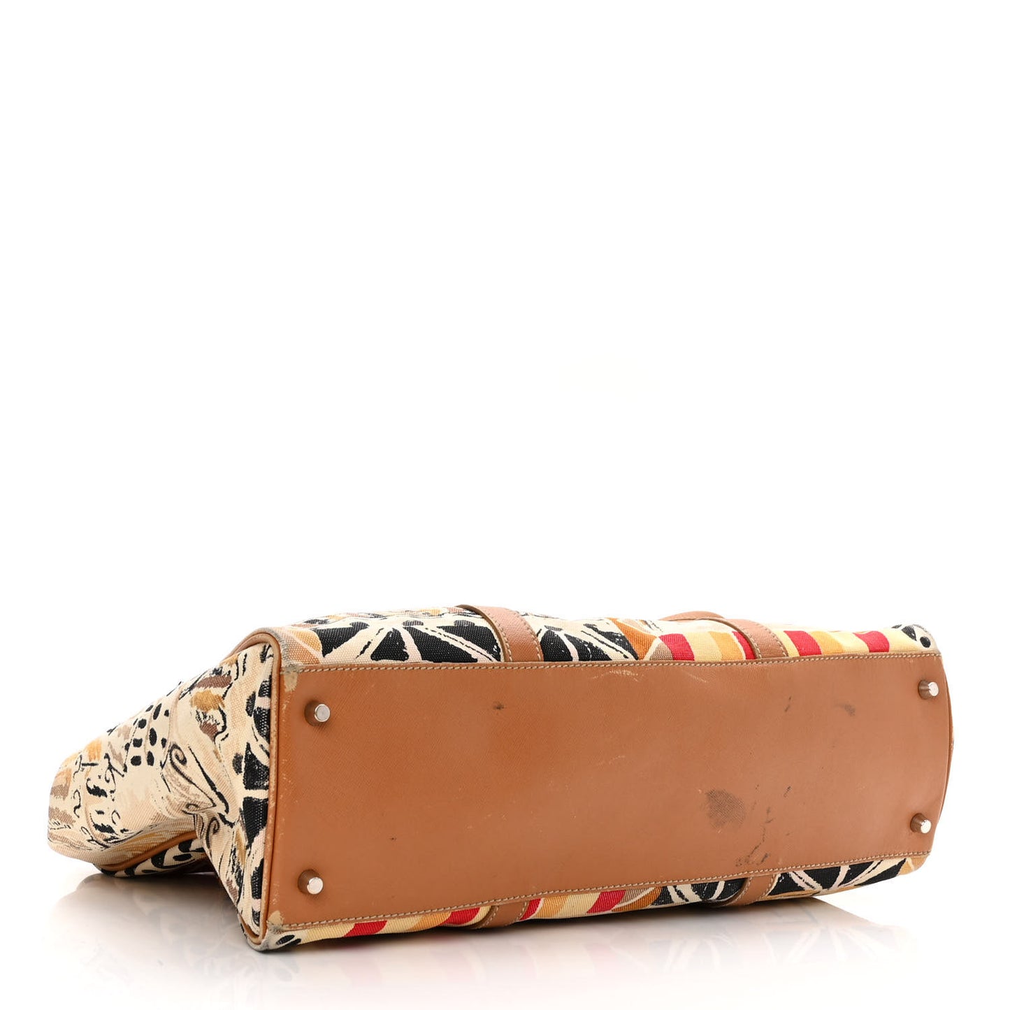 Canvas Canapa Stampata Tote Kaki Venezia
