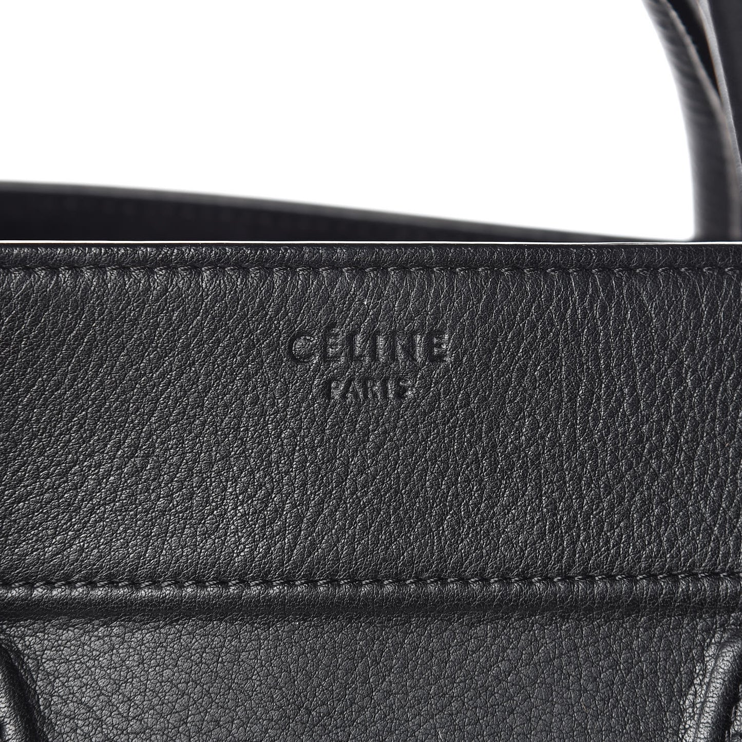Supple Calfskin Medium Phantom Luggage Black