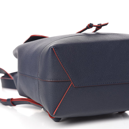 Louis Vuitton Soft Calfskin Lockme Backpack Marine Rouge 8 of 13