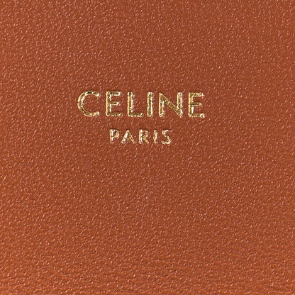 Celine Tweed Calfskin Triomphe Shoulder Bag Multicolor 6 of 8