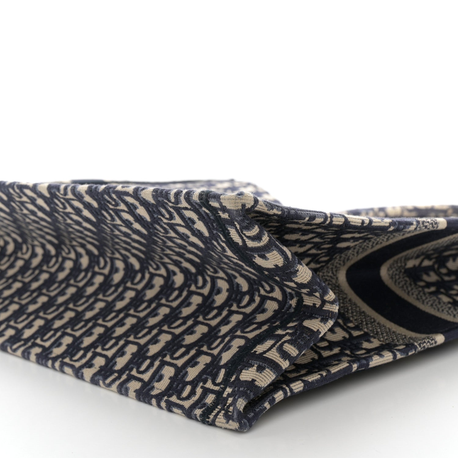 Christian Dior Oblique Large Book Tote Blue Multicolor 10 of 12