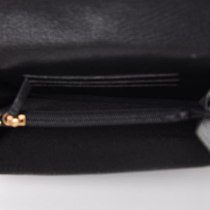 Chanel Patent Calfskin Quilted Small Flap Wallet Black 5 of 9
