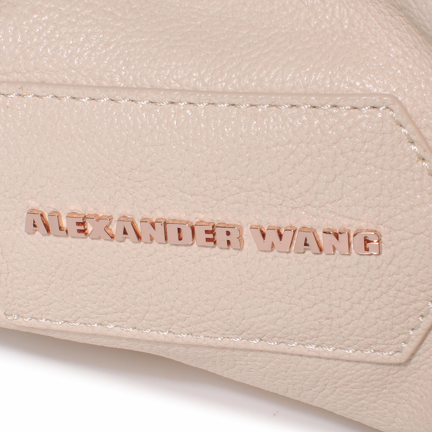 Alexander Wang Pebbled Calfskin Large Emile Eggshell 5 of 7