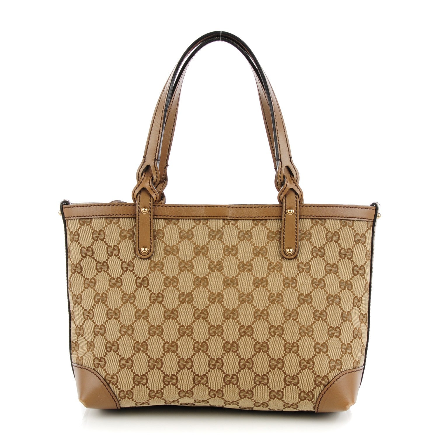 Gucci Monogram Small Craft Tote Light Brown 1 of 9
