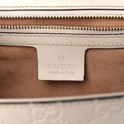 Gucci Guccissima Medium Padlock Shoulder Bag Mystic White 6 of 18