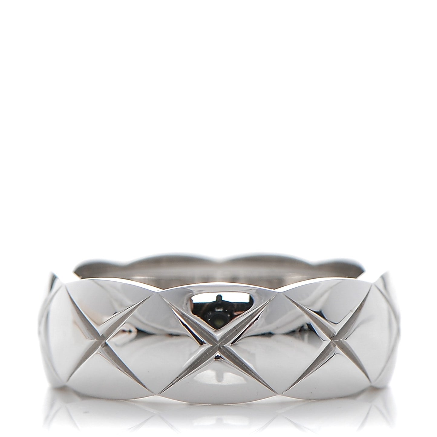 18K White Gold Small Coco Crush Ring 53 6.25