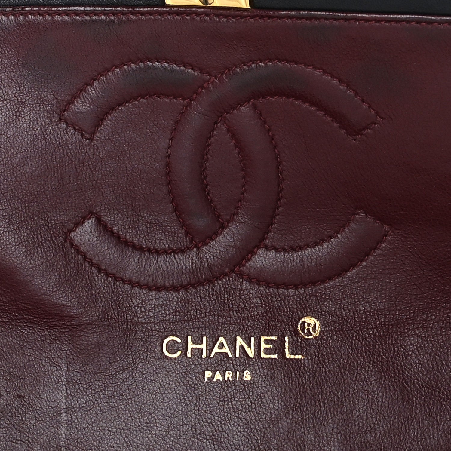 Chanel Lambskin Quilted Medium Single Flap Navy Blue 8 of 15