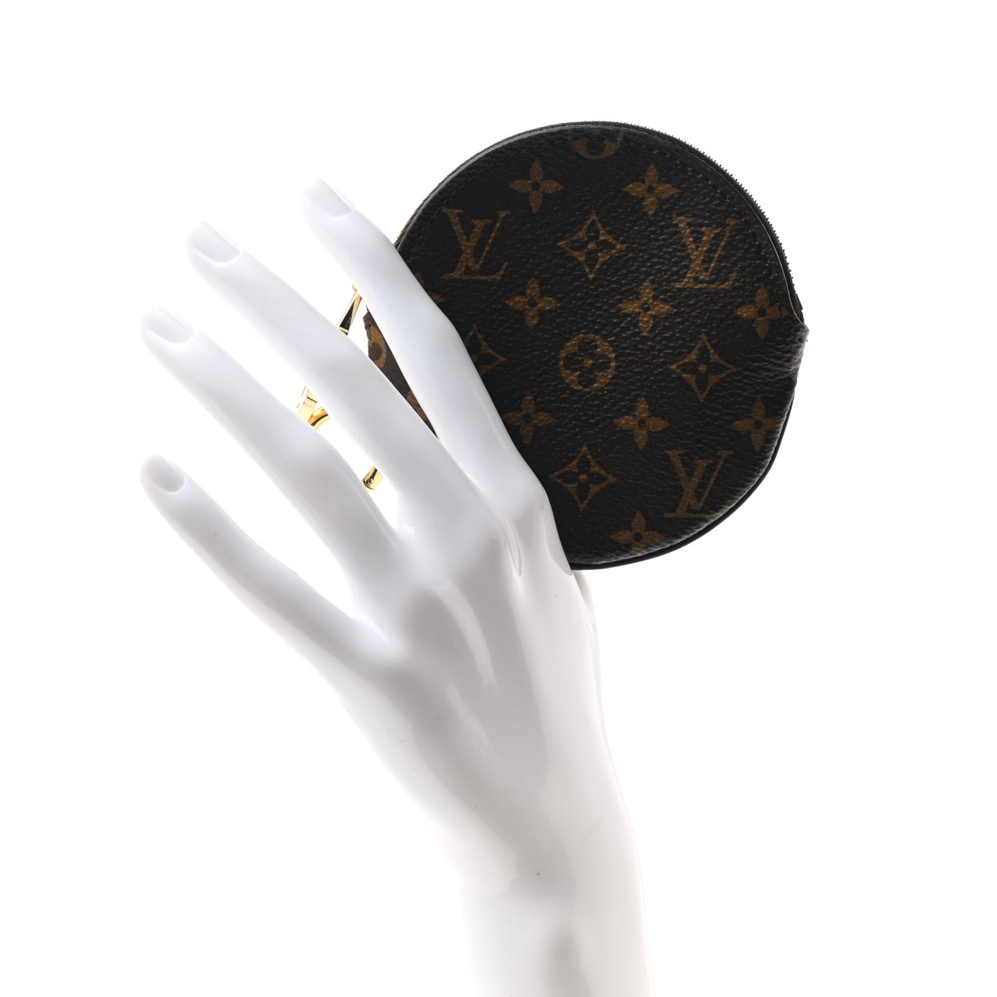 Mini Monogram Trio Pouch Round Coin Purse