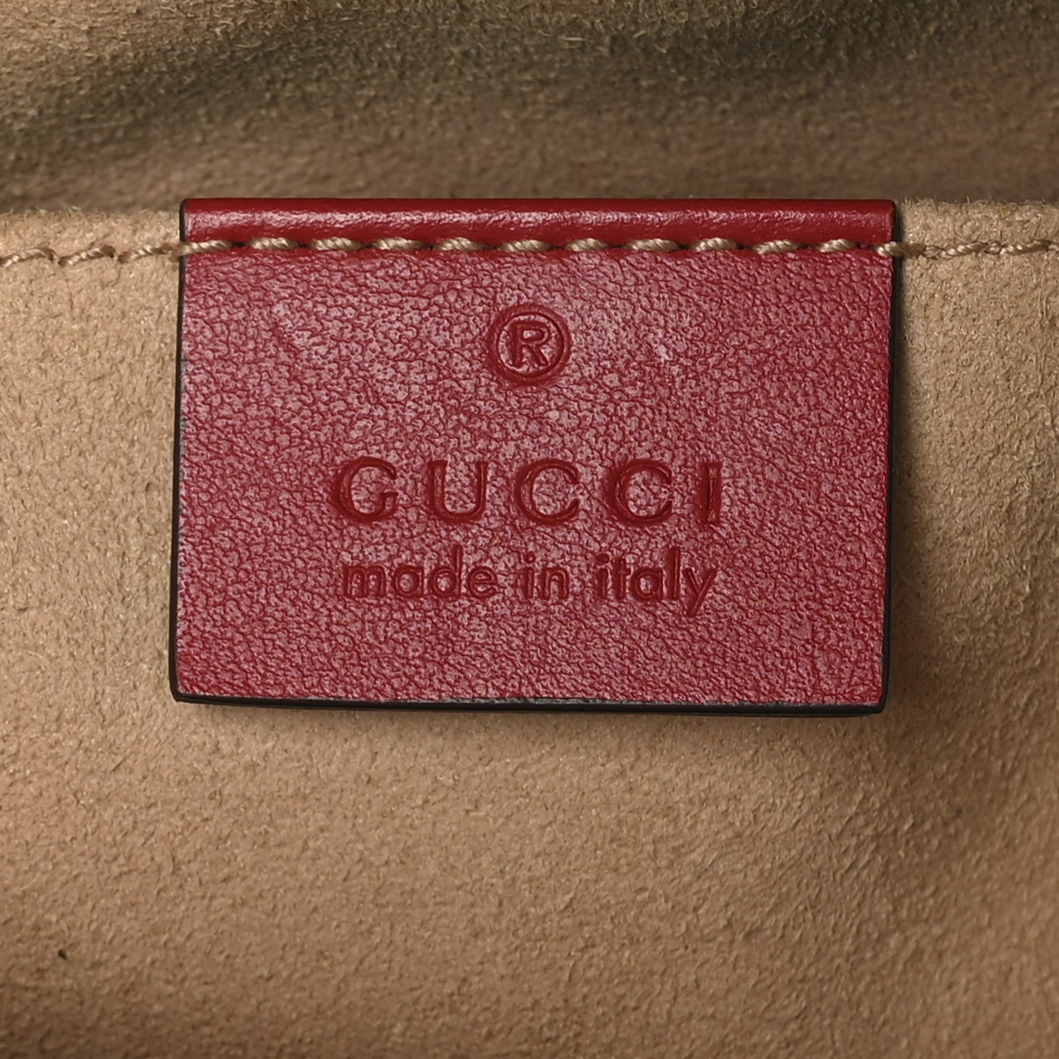 Gucci Calfskin Matelasse Small GG Marmont Chain Shoulder Bag Hibiscus Red 6 of 11