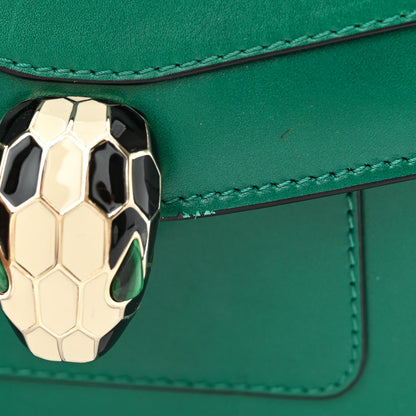 Bulgari Calfskin Serpenti Forever Crossbody Bag Emerald Green 12 of 13