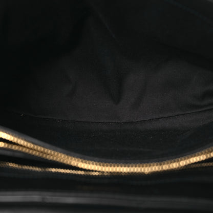 Saint Laurent Calfskin Y Quilted Monogram Medium Loulou Chain Satchel Black 5 of 15