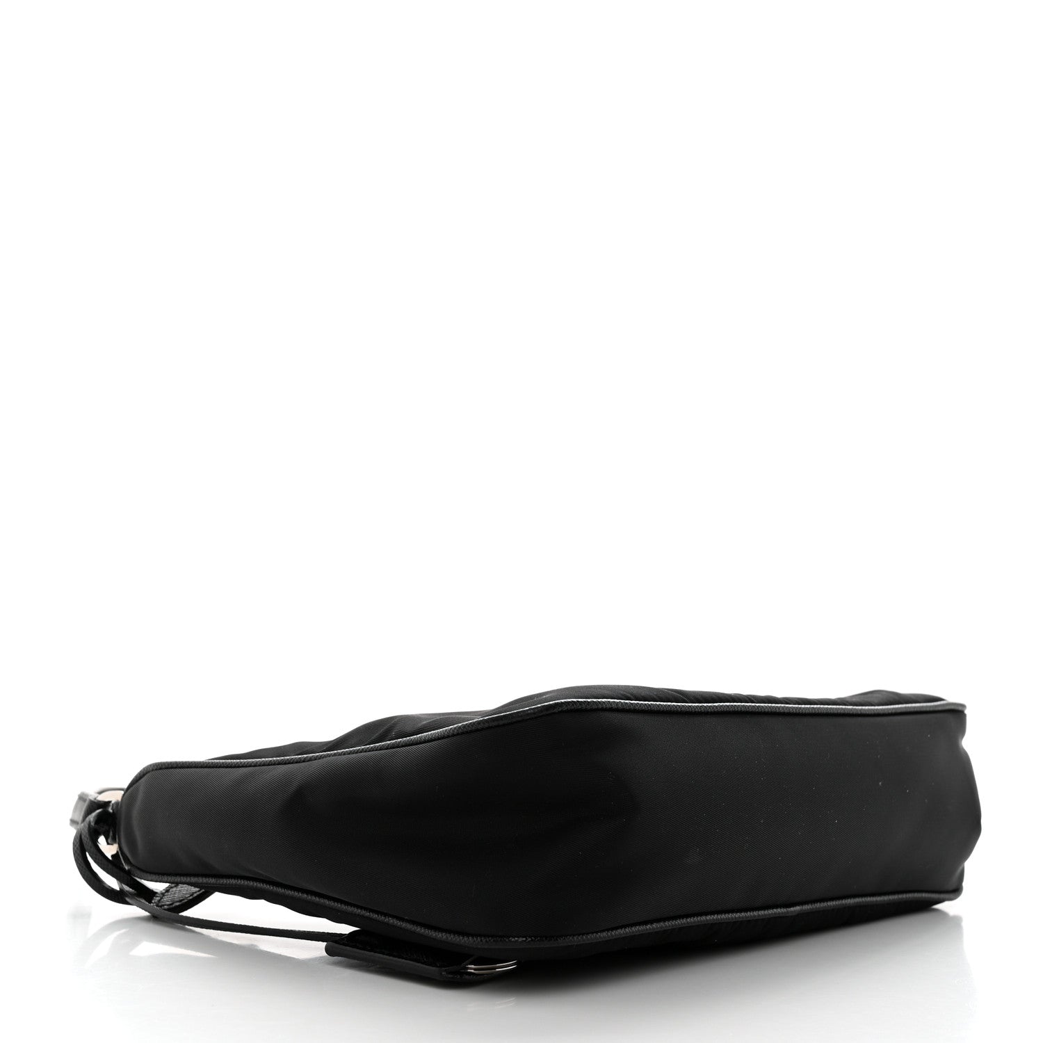 Prada Tessuto Nylon Saffiano Mini Re-Edition 2005 Bag Black 4 of 14