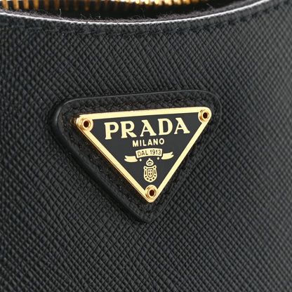 Prada Saffiano Lux Re-Edition 2005 Shoulder Bag Black 6 of 10