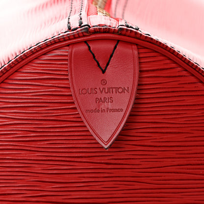 Louis Vuitton Epi Keepall 50 Castillan Red 1 of 12