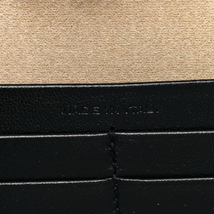 Saint Laurent Sequin Monogram Chain Wallet Gold 7 of 11