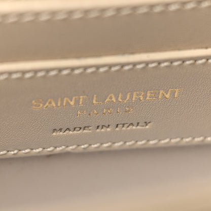 Saint Laurent Calfskin Small Classic Monogram Kate Tassel Satchel Dark Beige 6 of 18