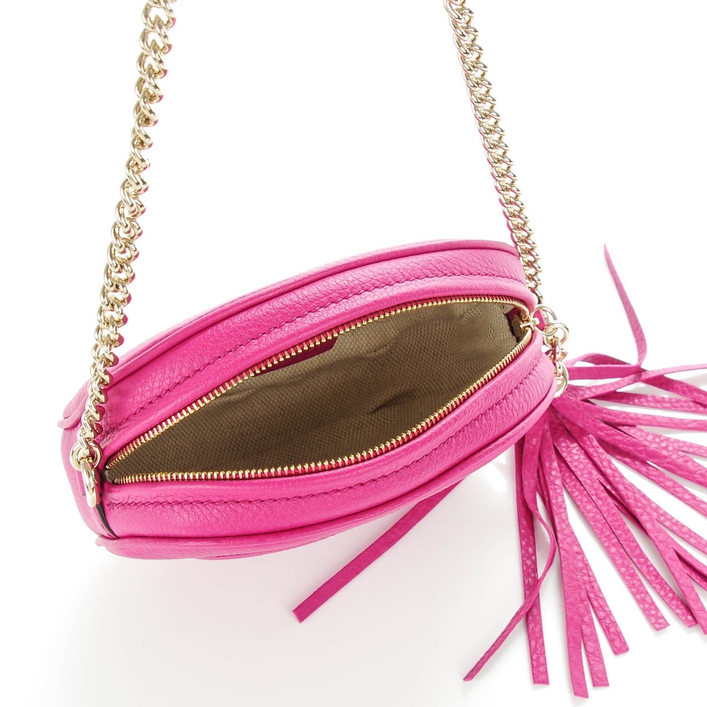 Cellarius Calfskin Mini Soho Chain Bag Bright Bouganville