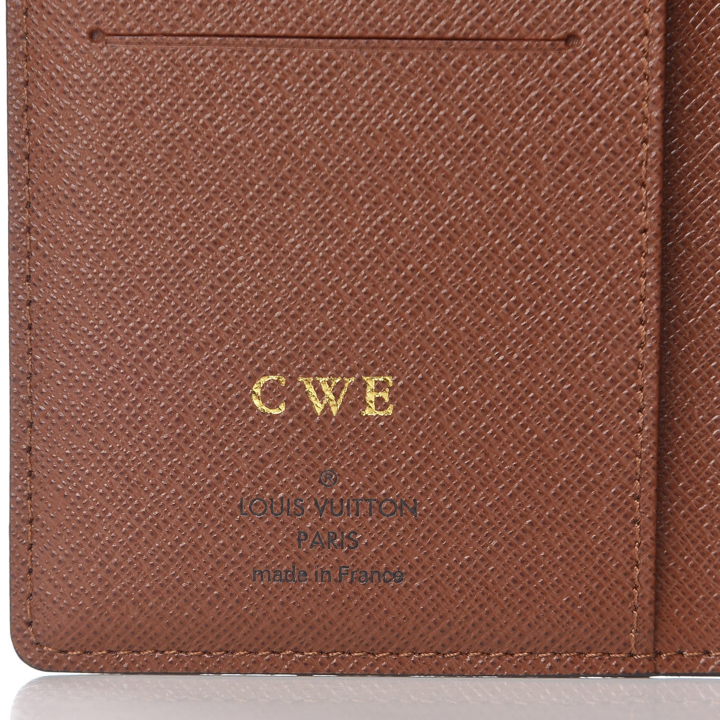 Monogram Pocket Agenda Cover